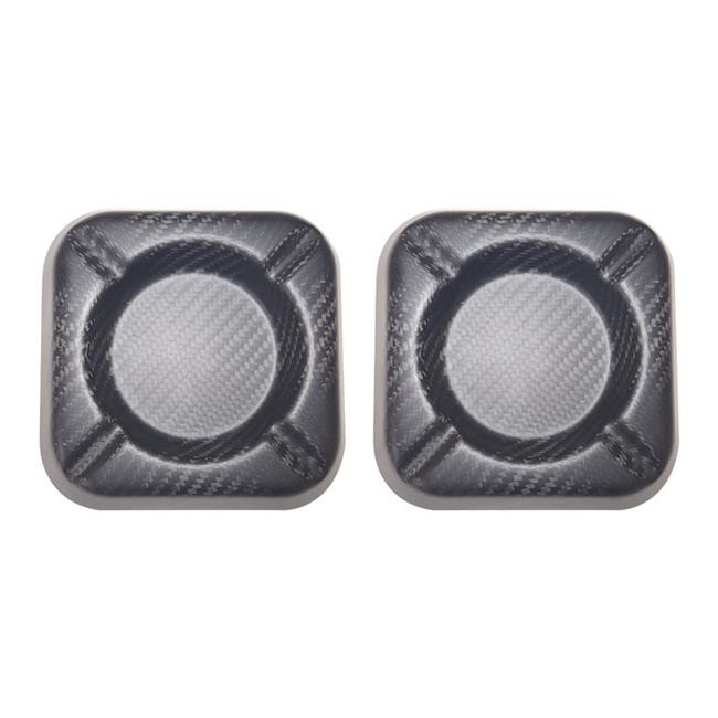 Black carbon fiber ashtray0
