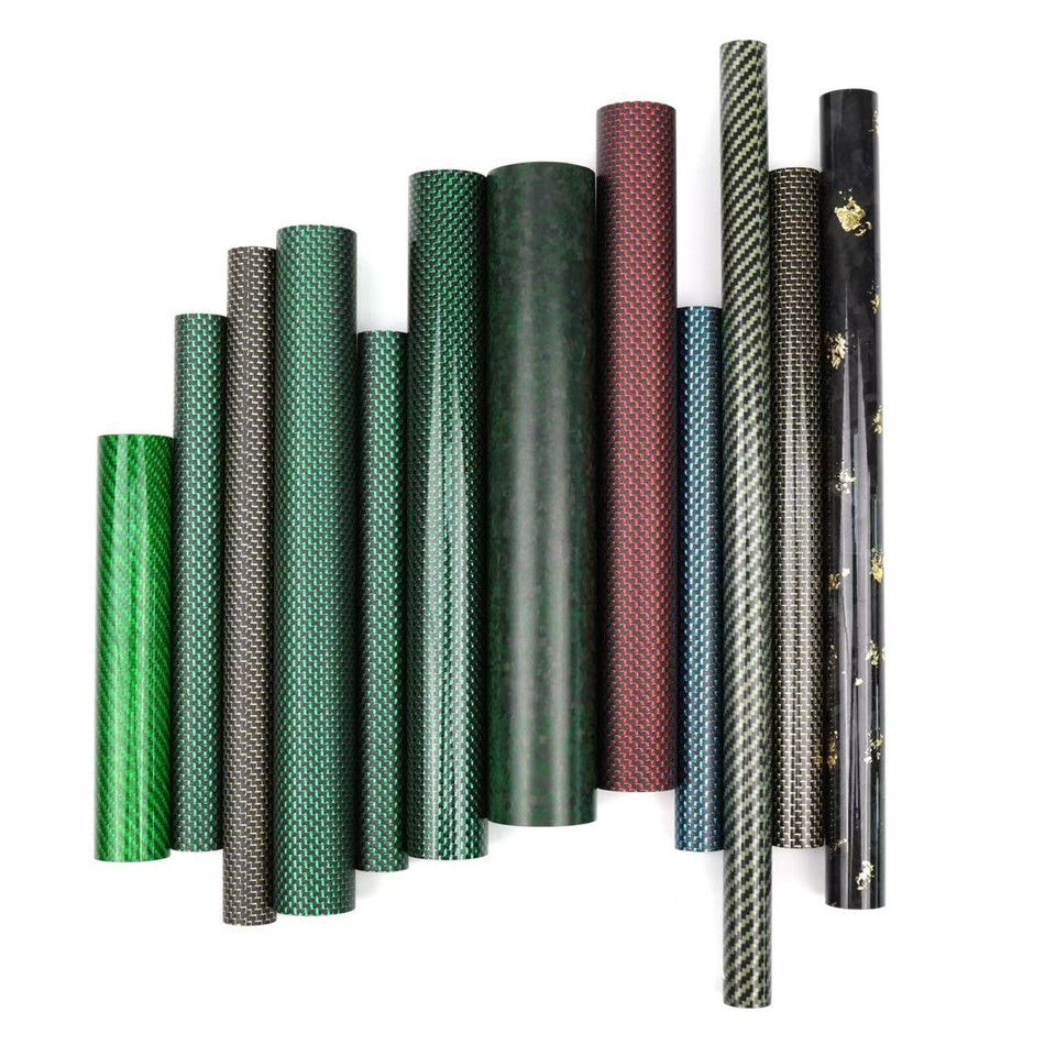 Colored Carbon Fiber Decorative Tubes