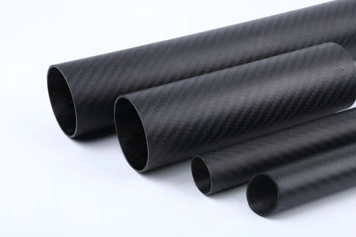 3K Twill/Plain Pattern Roll Wrapped Carbon Fiber Tube 20mm 18mm 12mm 10mm 8mm 6mm 4mm