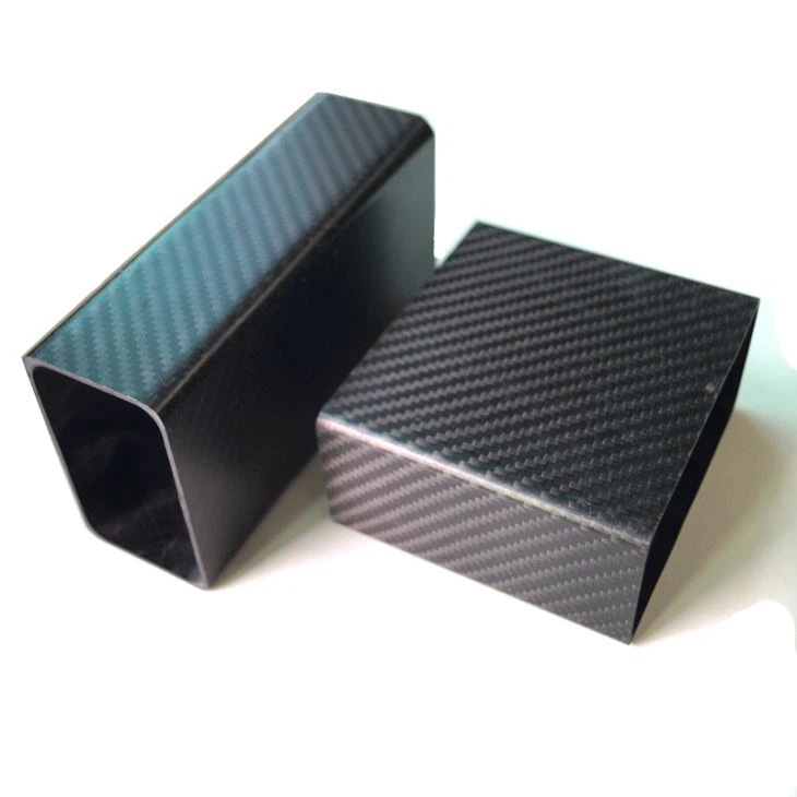 Custom 3k Carbon Fiber Rectangular Tube For Battery Box
