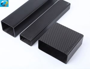 3k Twill Matte Carbon Fiber Rectangular Tube