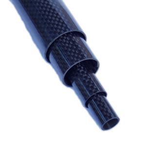 3K Plain Twill Uni-direction Carbon Fiber Sleeving Tube
