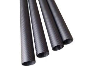 30mm X 28mm X 1 Meter 3k Carbon Fiber Twill Mat Finish Carbon Fiber Tube