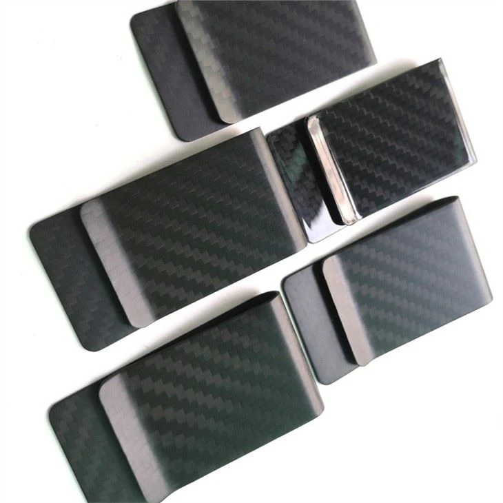 Carbon Fiber Money Clip For Business Gift
