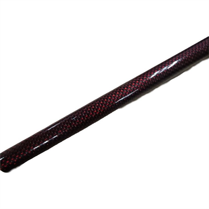 Carbon Fiber Round Tube With Wire Gold