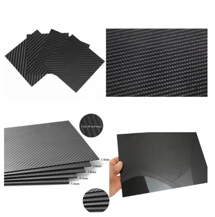 Laminated Carbon Fiber Black Sheet