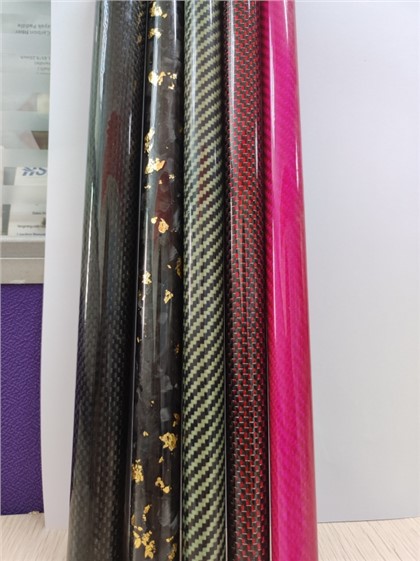 Carbon Fiber Colorful Thin Tuber